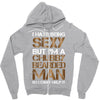 I Hate Being Sexy But I'm A Chubby Bearded Man So I Can't Help It Zipper Hoodie