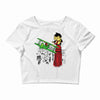 save the princess Crop Top
