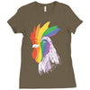 rooster pride Ladies Fitted T-Shirt