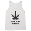 Support Melanoma Cancer Awareness With A Black Cannabis Leaf Tank Top