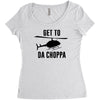 get to da choppa Women's Triblend Scoop T-shirt