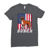 usa boxer flag Ladies Fitted T-Shirt
