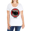 hand shake Ladies Curvy T-Shirt