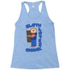 sloth loves chunk Racerback Tank