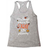 my favorite season is the fall of the patriarchy Racerback Tank