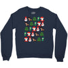 christmas pixel Crewneck Sweatshirt