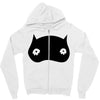 black owl Zipper Hoodie