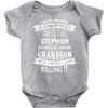Super Cool Stepmom Of A Freaking Awesome Grandson Baby Onesie