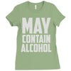may contain alcohol (2) Ladies Fitted T-Shirt