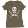 mask of modern mutiny Ladies Fitted T-Shirt