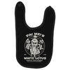 white lotus Baby Bibs
