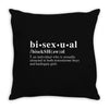 Bisexual Dictionary Throw Pillow