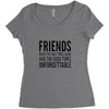 friends Women's Triblend Scoop T-shirt