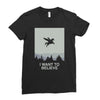 i want to believe 2 Ladies Fitted T-Shirt