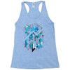 blue vectorfunk Racerback Tank