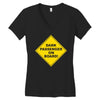 dark passenger on board Women's V-Neck T-Shirt