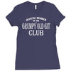 grumpy old git club Ladies Fitted T-Shirt