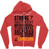 Strong Independent Motivated Capricorn Zipper Hoodie