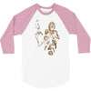 marilyn monroe machine gun gangster 100% cotton 3/4 Sleeve Shirt