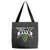 five logo Tote Bags
