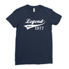 legend since 1977, funny Ladies Fitted T-Shirt
