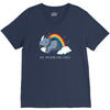 real unicorns have curves V-Neck Tee