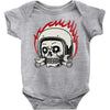 skull biker Baby Onesie