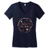 i accept cookies brown Women's V-Neck T-Shirt