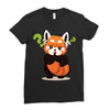 red fox 2 Ladies Fitted T-Shirt