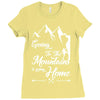 Going To The Mountains Is Going Home Ladies Fitted T-Shirt