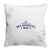 rex manning day Throw Pillow