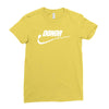 donor   mens funny Ladies Fitted T-Shirt