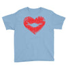 lip print heart Youth Tee