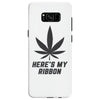 Support Melanoma Cancer Awareness With A Black Cannabis Leaf Samsung Galaxy S8