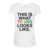 This Is What Trans Looks Like Maternity Scoop Neck T-shirt