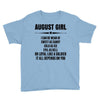 Super August Girl Youth Tee