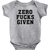Zero Fucks Given Baby Bodysuit