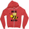 Bee Kind Zipper Hoodie