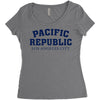 Pacific Republic Los Angeles City Women's Triblend Scoop T-shirt