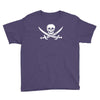 pirate skull sword music band metal biker guitar tee new Youth Tee