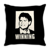 charlie sheen   winning   official Throw Pillow