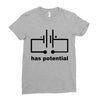 has potential Ladies Fitted T-Shirt
