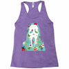 scream floral Racerback Tank