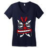 addict x mysterious al mask Women's V-Neck T-Shirt