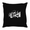 4x4 truck cross bone skull Throw Pillow