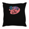 retro for life! Throw Pillow