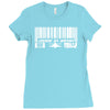 made in japan sticker vinyl decal barcode car window bumper jdm Ladies Fitted T-Shirt
