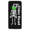 ciderhead cider drinking skeleton and apple Samsung Galaxy S7