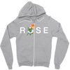 Rose Zipper Hoodie