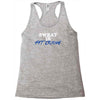 sweat is fat crying Racerback Tank